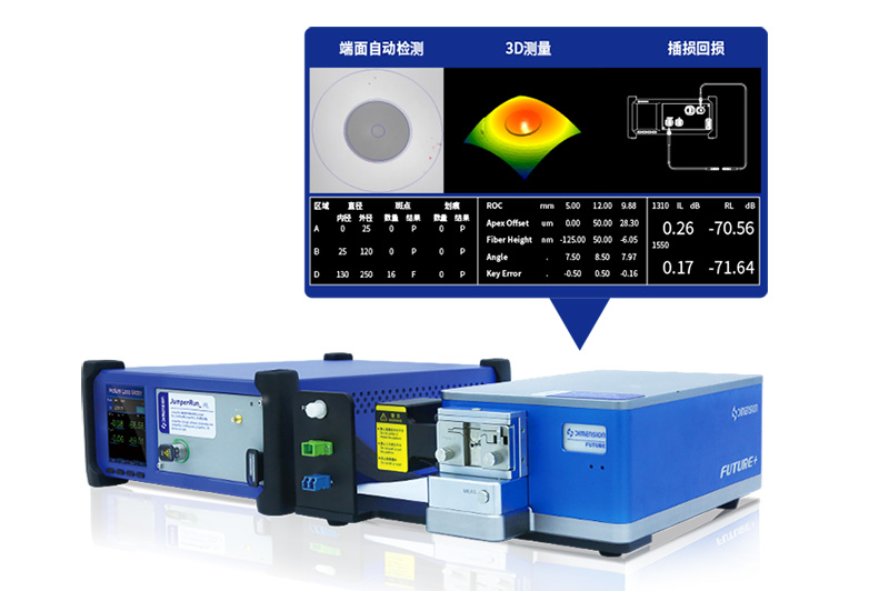 JumperRun光纤连接器一站式测试仪